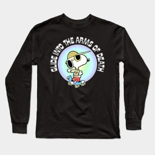 Glide Into The Arms Of Death / Nihilism Design Long Sleeve T-Shirt